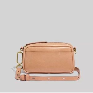 Leather Carabiner Mini Crossbody Bag
